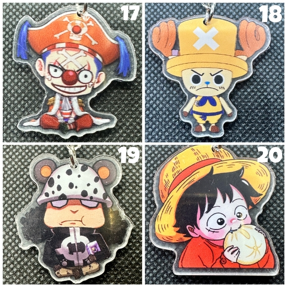One Piece Luffy Baby KBK Acrylic Keychains - Picture 5 of 9